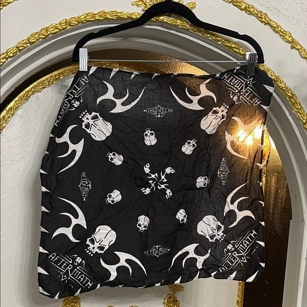 Vintage Skull Cotton Bandana: After Math Streetwear Neckerchief